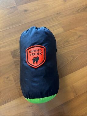 Grand Trunk Packable Double Hammock- Navy & Lime